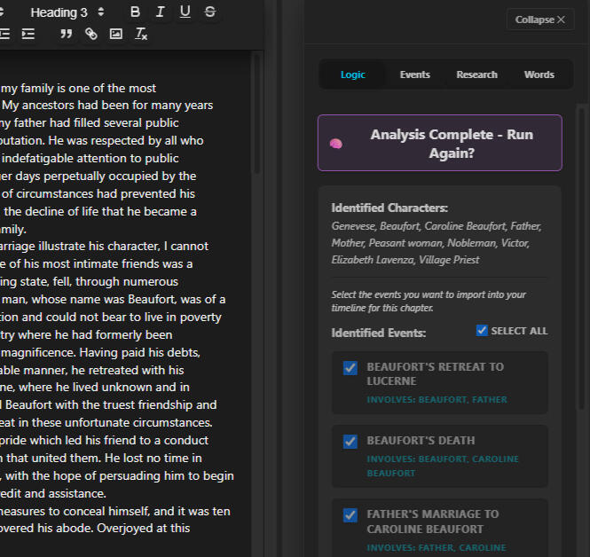 Create Events from Your Text AI Function Create Events from Your Text AI Function